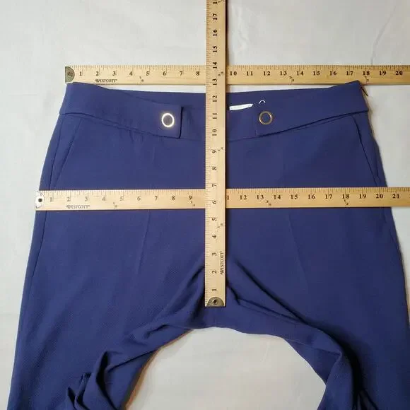 Hugo Boss Women's Size 10 NWT Tibalena Ankle Trousers Blue